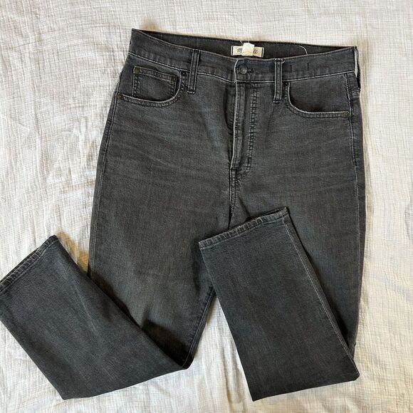 Madewell Denim - Madewell The Perfect Vintage Crop Jean Womens 30 High Rise Gray Stretch Denim‎